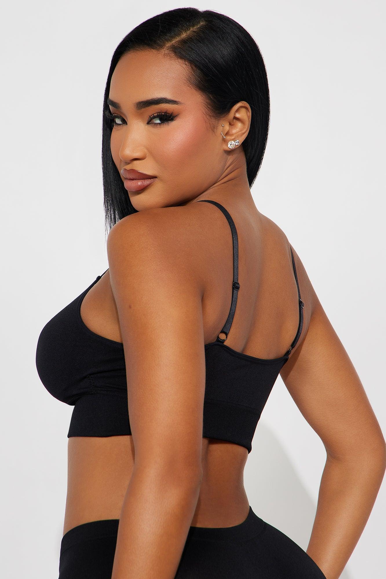 Smooth And Ready Seamless Cami Bralette - Black Female Product Image