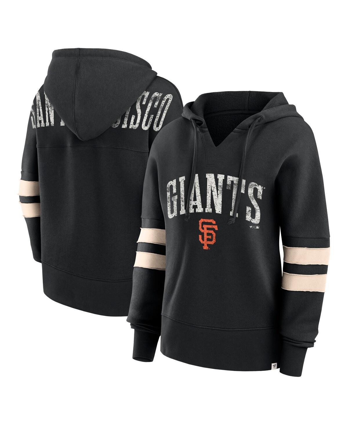 Womens Fanatics Branded San Francisco Giants Bold Move Notch Neck Pullover Hoodie Product Image