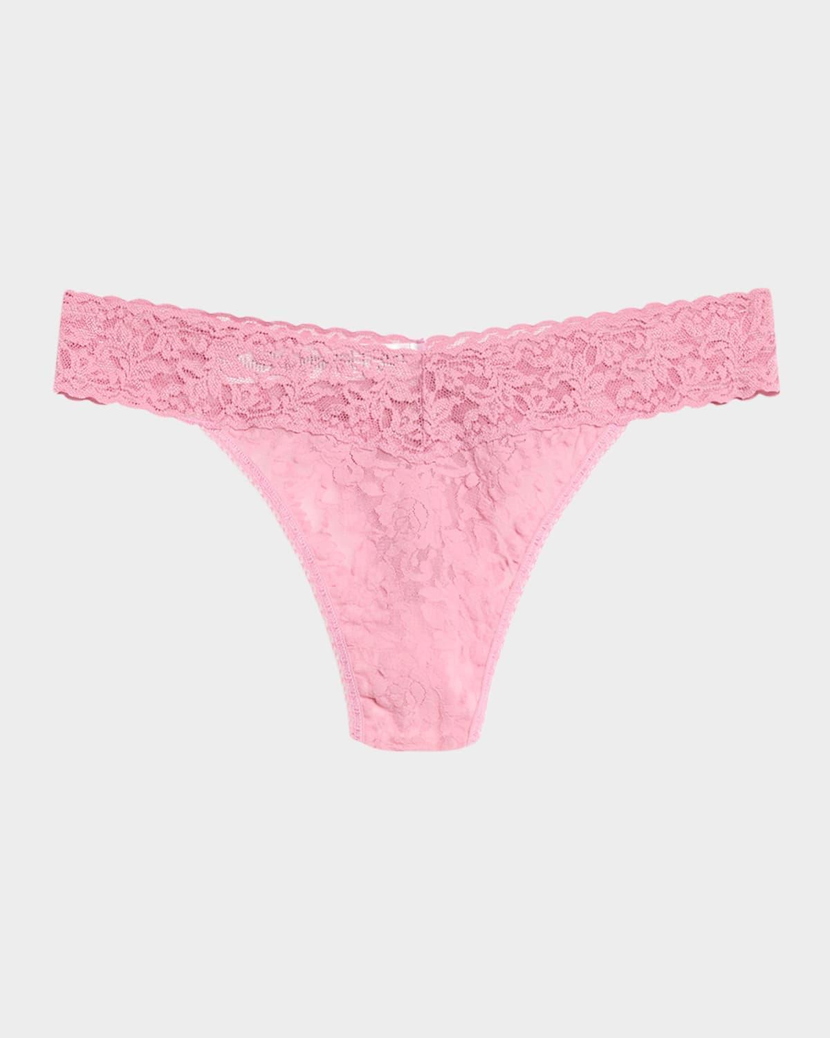 Signature Lace Original Rise Thong Product Image