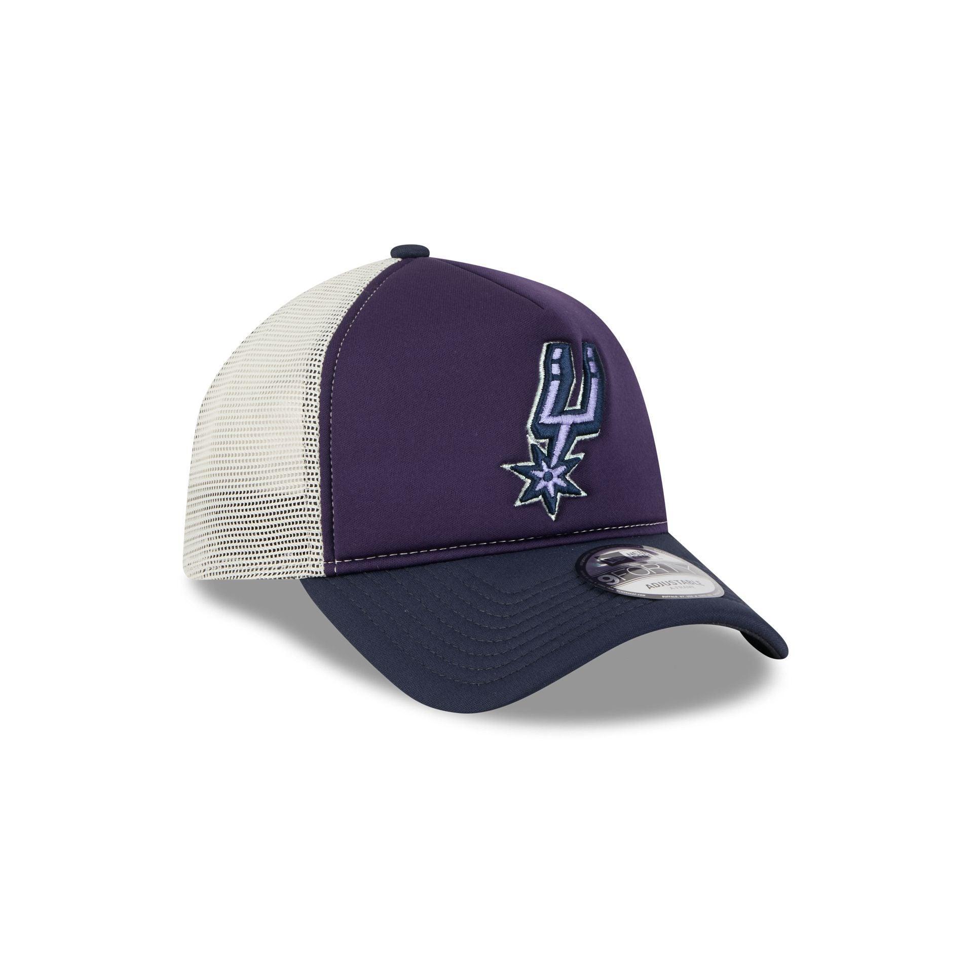 Tampa Bay Rays Navy Purple 9FORTY A-Frame Trucker Hat Male Product Image