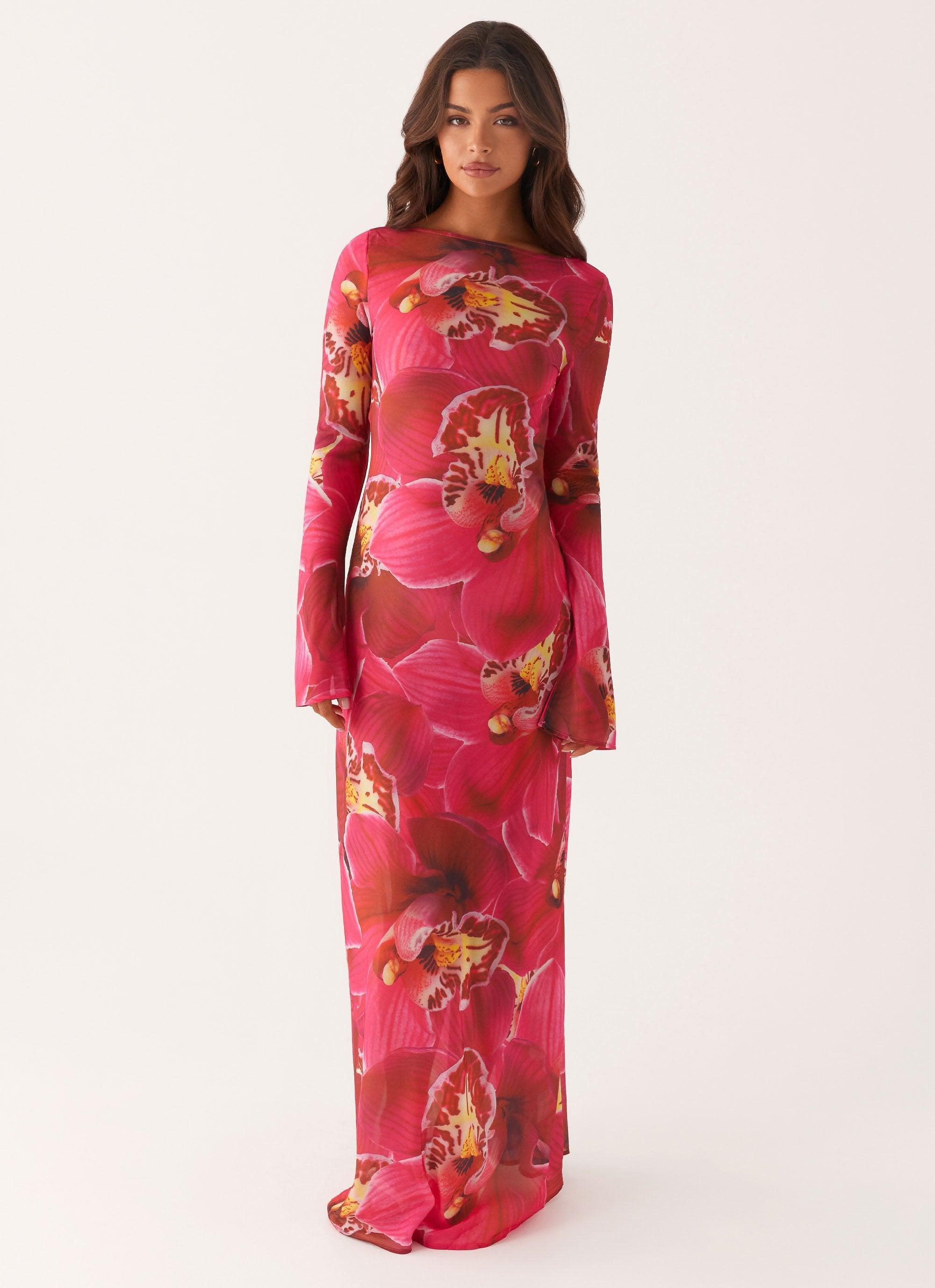 Lorde Maxi Dress - Orchid Pink Product Image