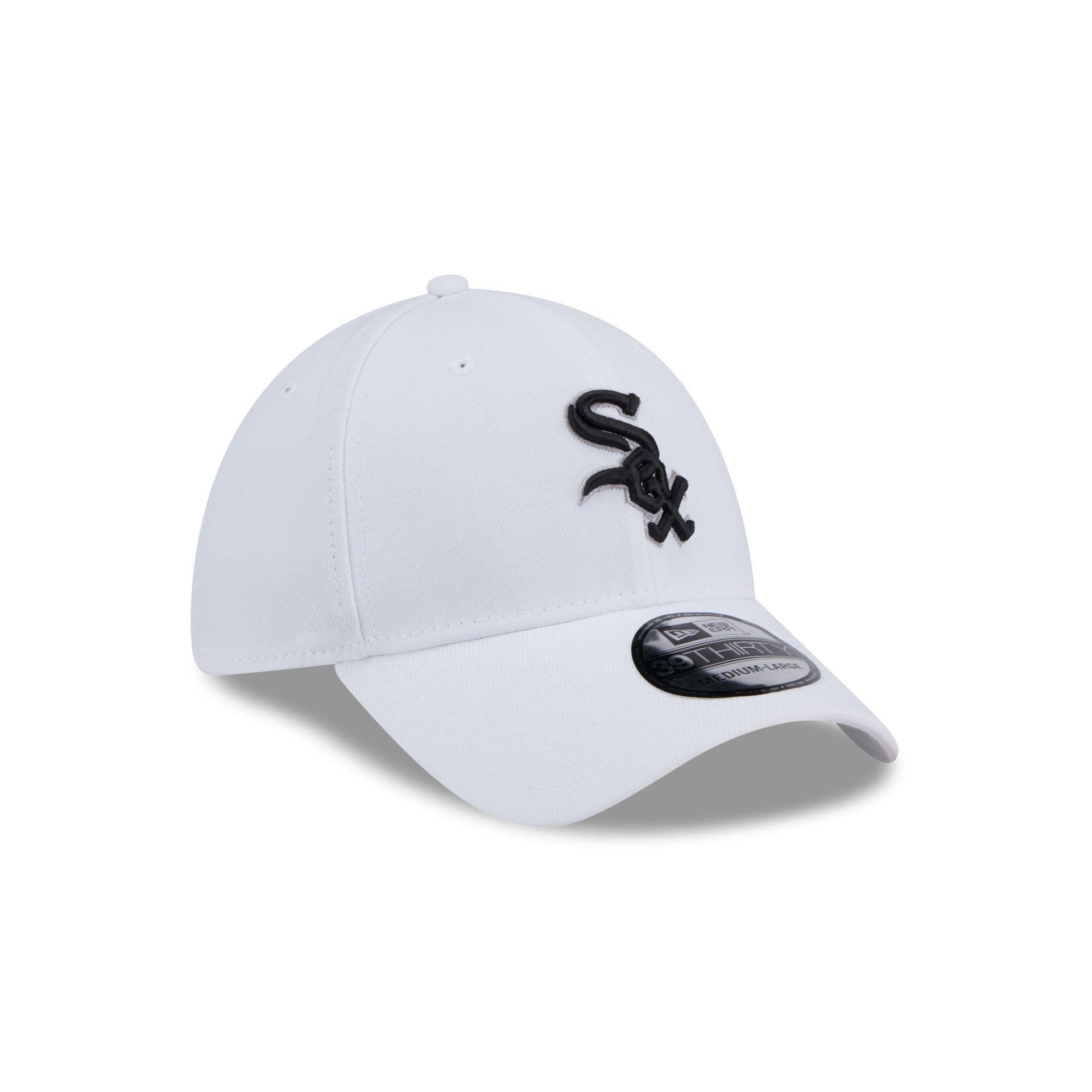 Chicago White Sox Optic White 39THIRTY Stretch Fit Hat Male Product Image