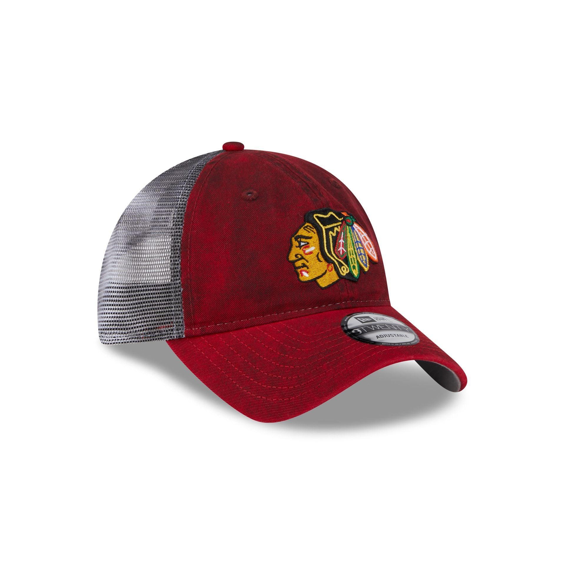 Chicago Blackhawks Slick 9TWENTY Trucker Hat Male Product Image