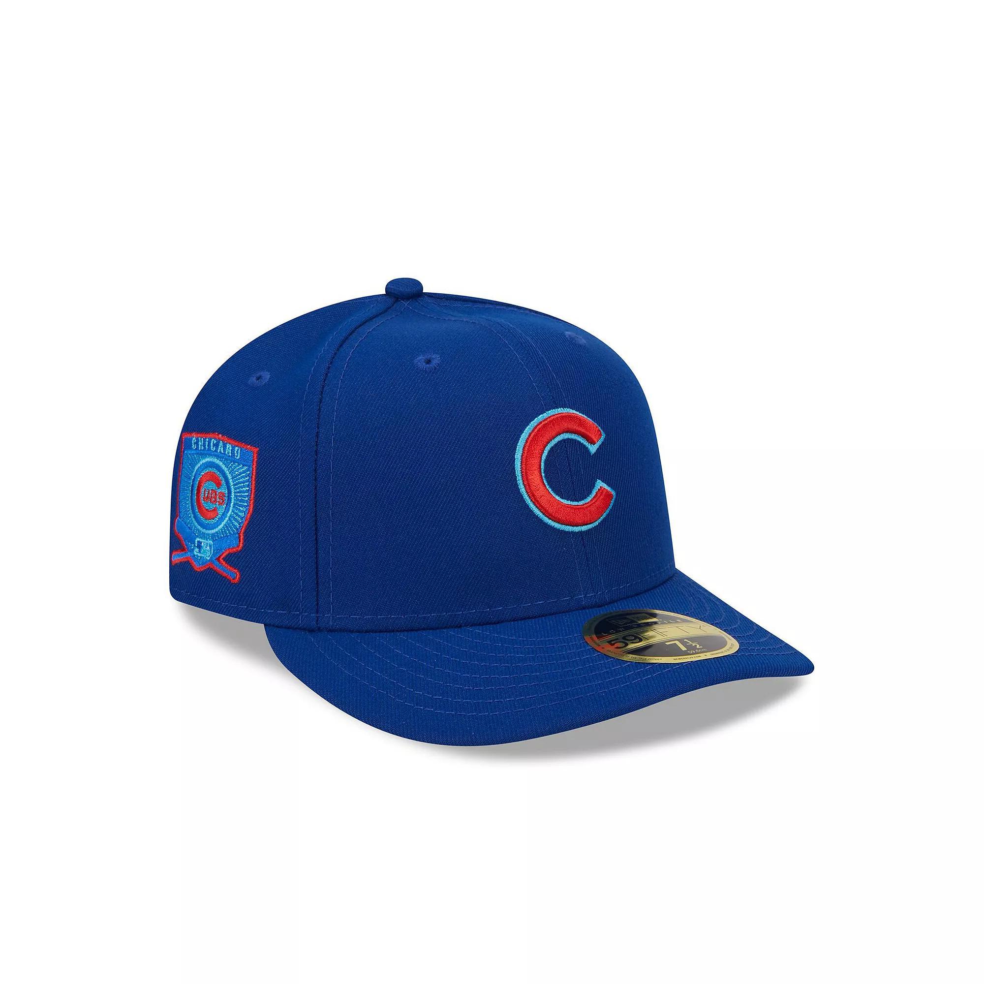 Men's New Era  Royal Chicago Cubs 2023 MLB Father's Day Low Profile 59FIFTY Fitted Hat, Size: 7 1/4, Blue Product Image