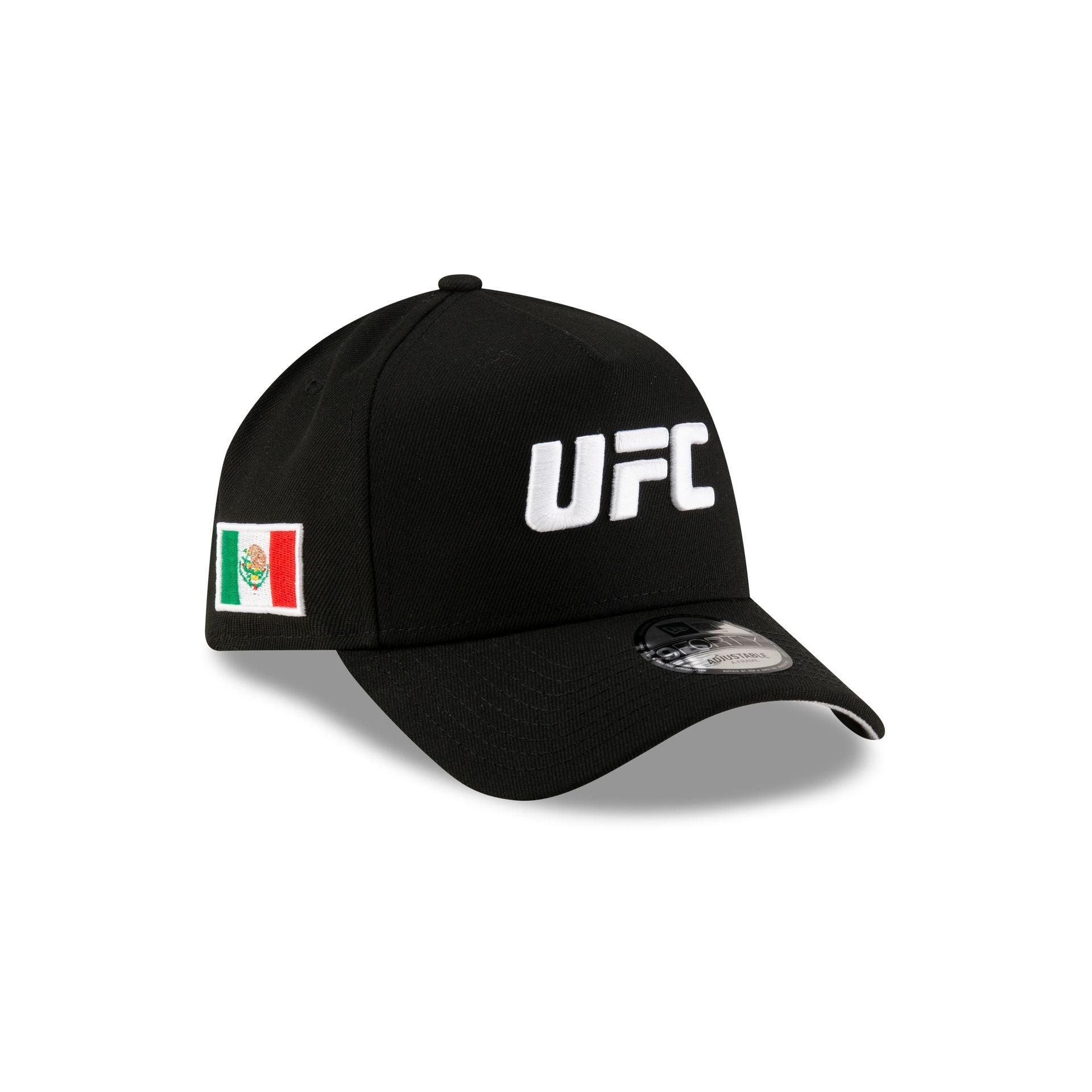 UFC Mexico Black Camo Glove 9FORTY A-Frame Snapback Hat Male Product Image