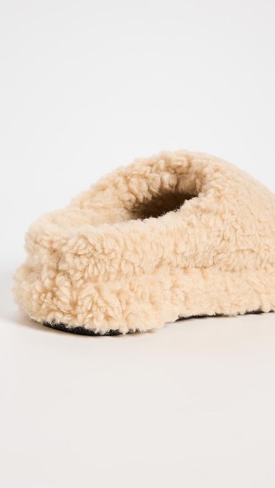 Apparis Misha Bouclette Slippers | Shopbop Product Image