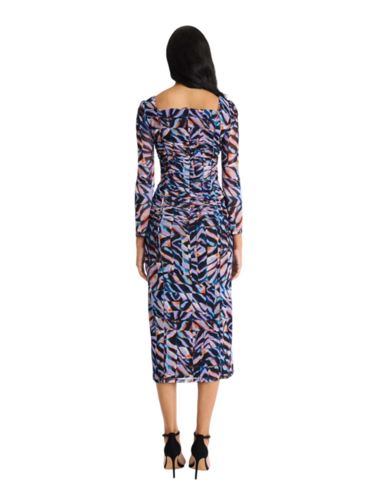 Donna Morgan Contour Mesh Dress Product Image