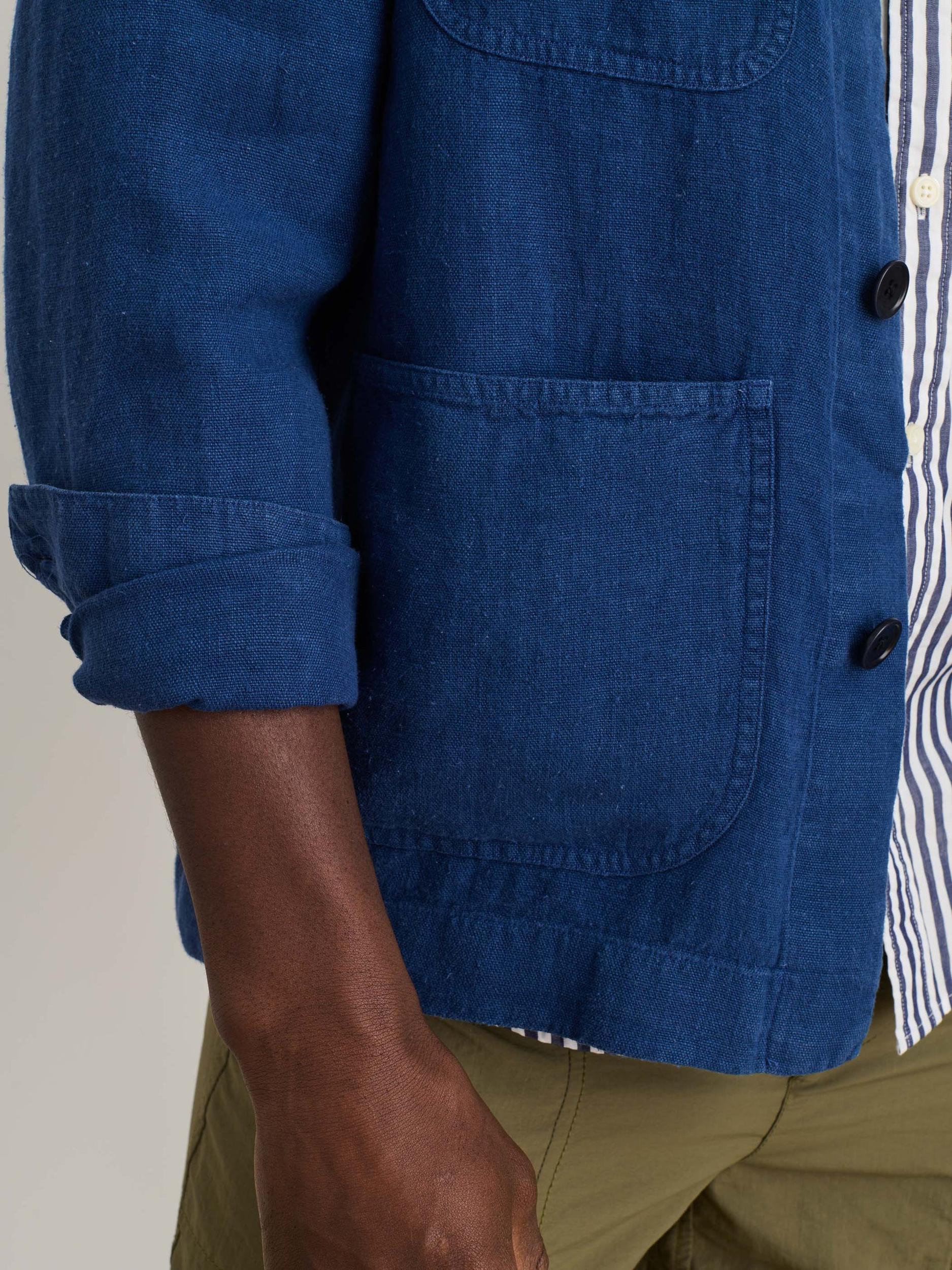 Garment Dyed Work Jacket in Linen Product Image