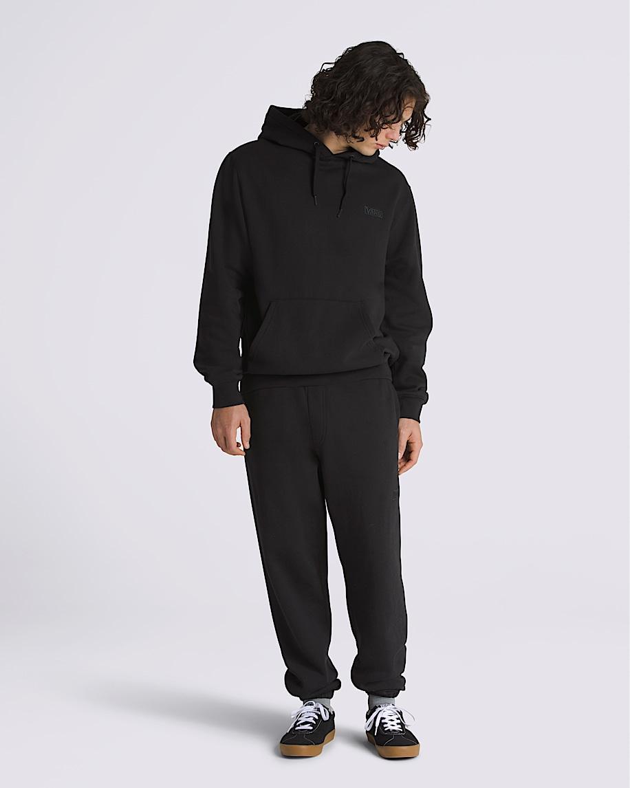 Core Basic Pullover Hoodie in Black| Vans US Product Image