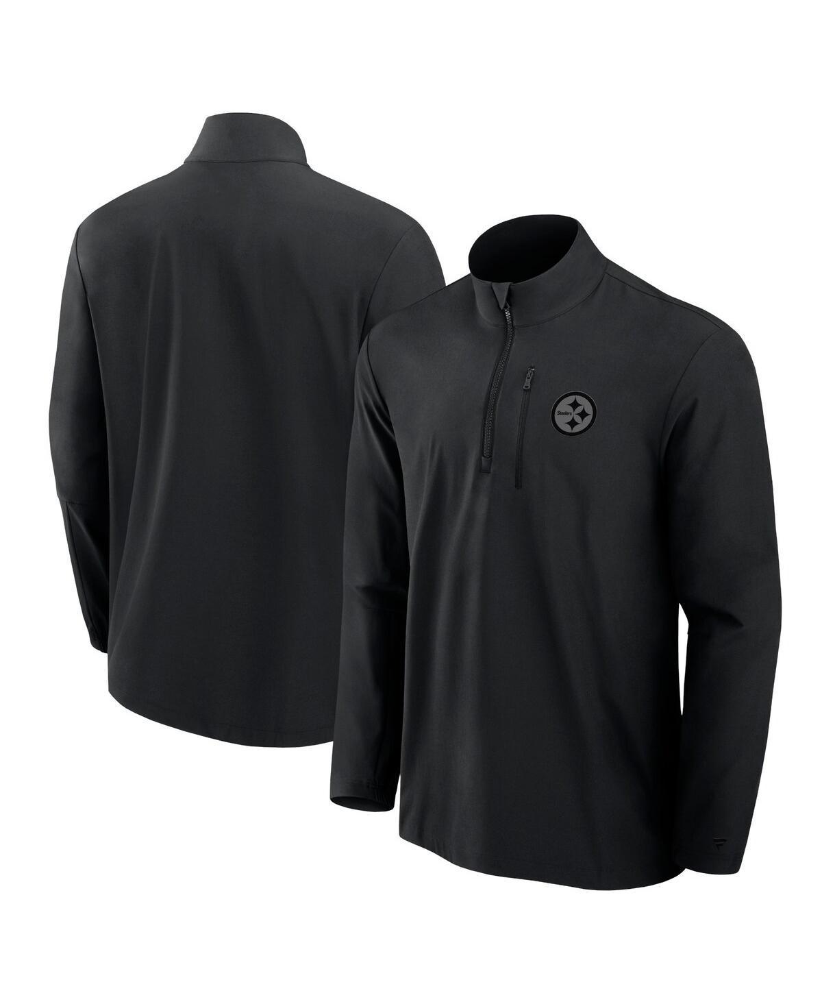 Mens Fanatics Signature Chicago Bears Front Office Woven Quarter-Zip Jacket Blue Product Image