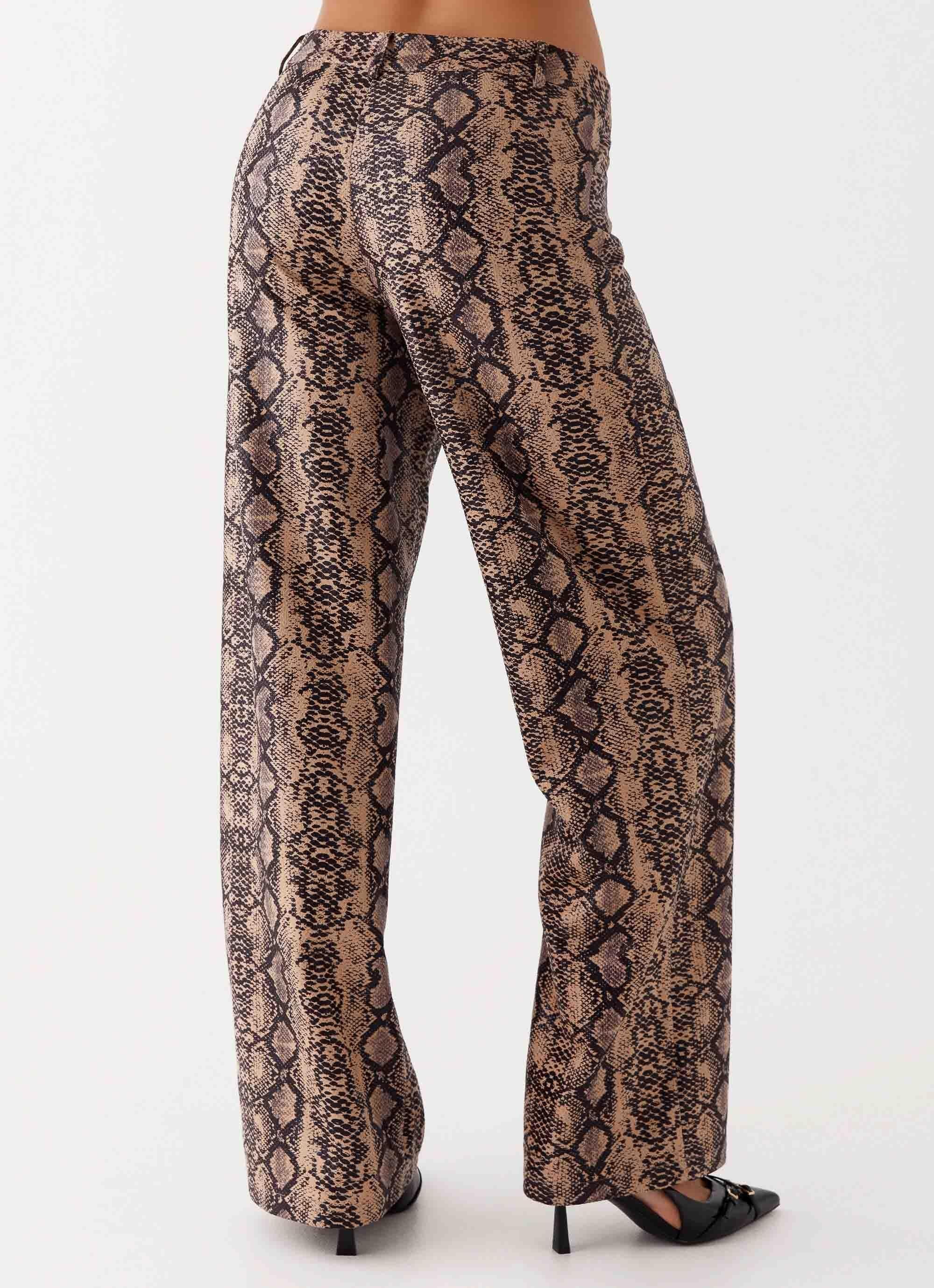 Presley Slim Fit Pants - Snake Girls Product Image