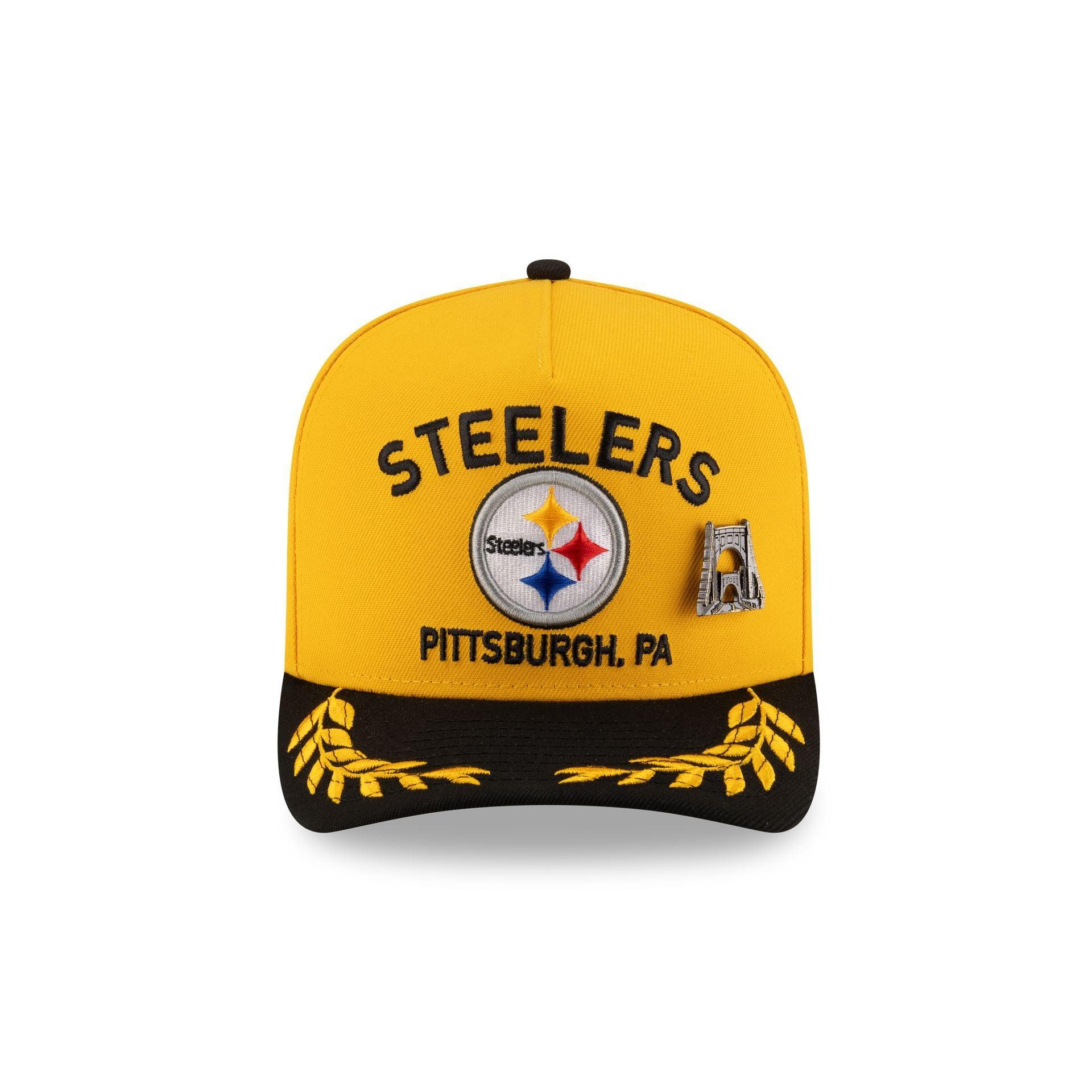 Pittsburgh Steelers 2025 Draft Black 59FIFTY A-Frame Fitted Hat Male Product Image