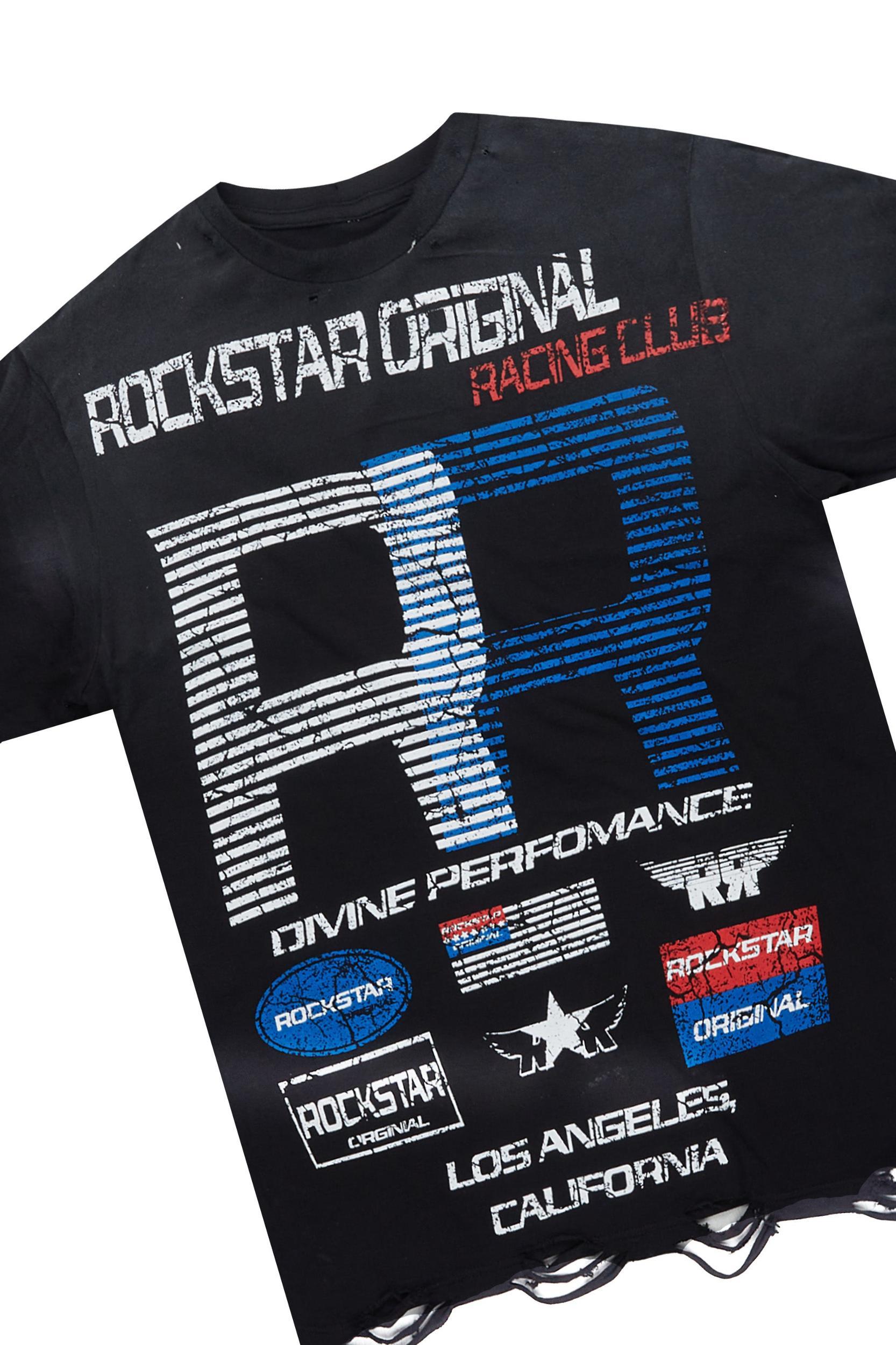 RSO Racing Club Black Graphic T-Shirt Male Product Image