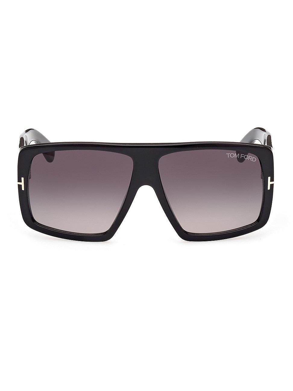 Mens Raven 60MM Square Sunglasses Product Image