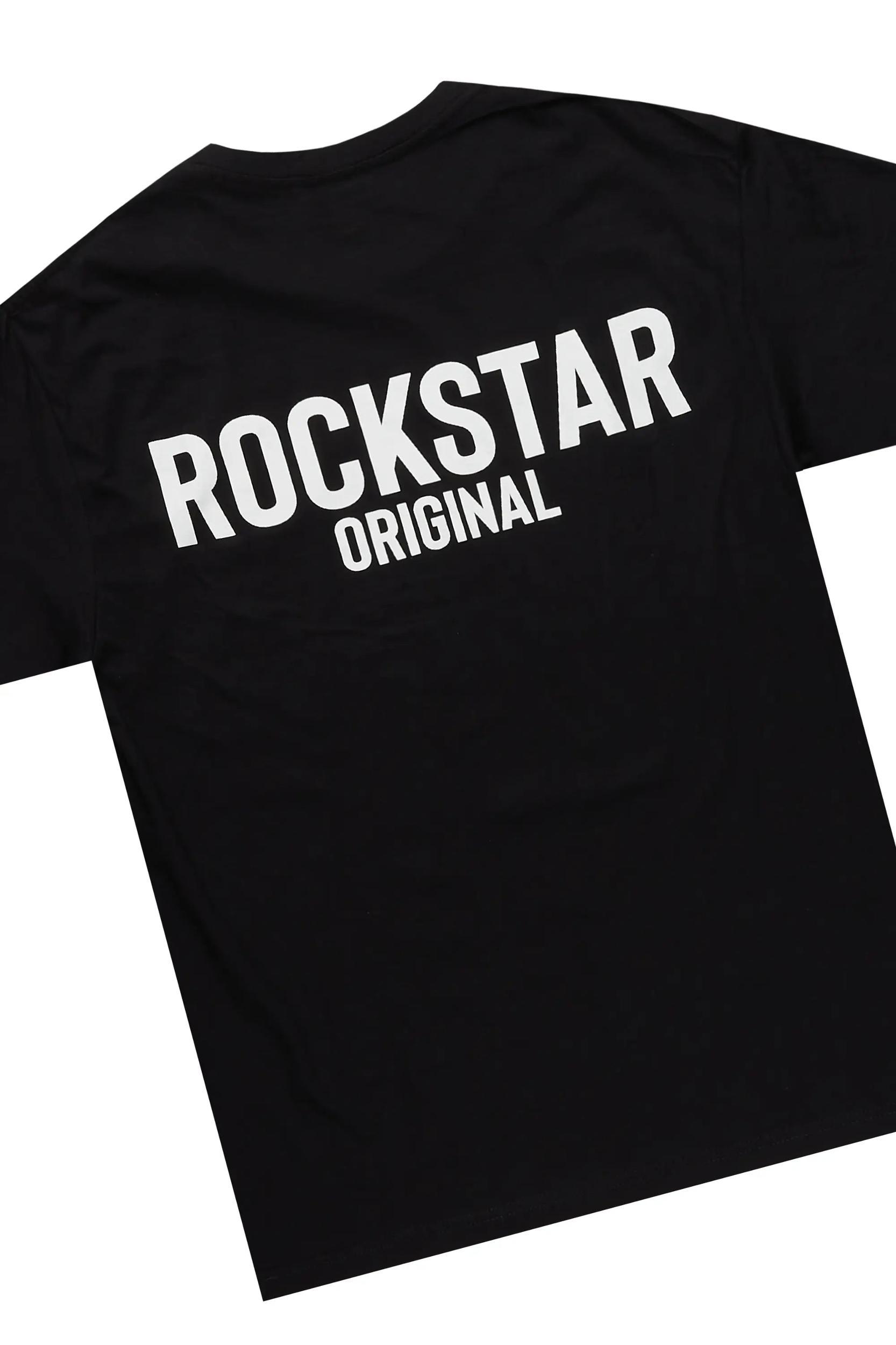 Sana Black/White Short Set Male Product Image