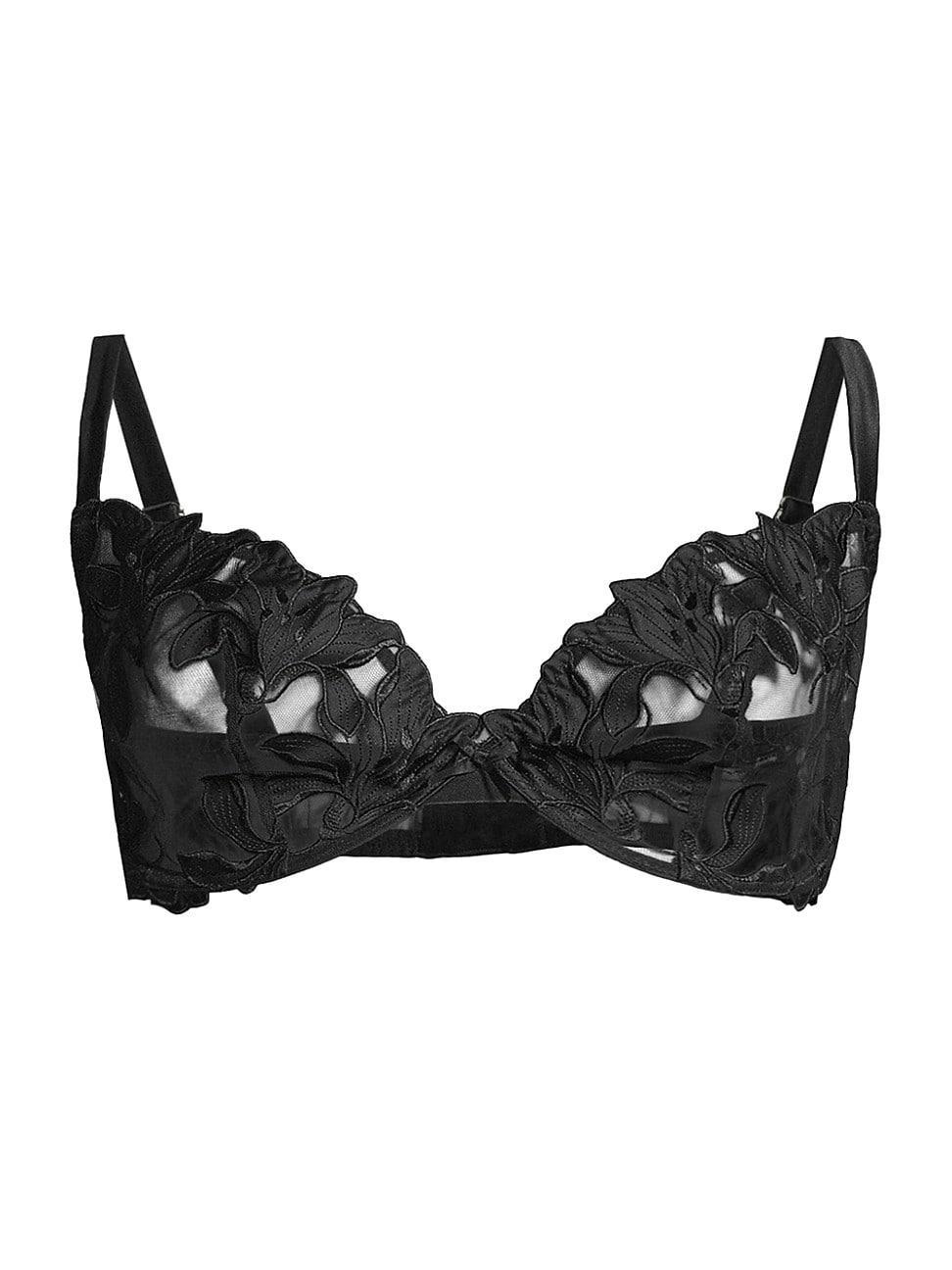 Womens Lily Lace Plunge Demi Bra Product Image