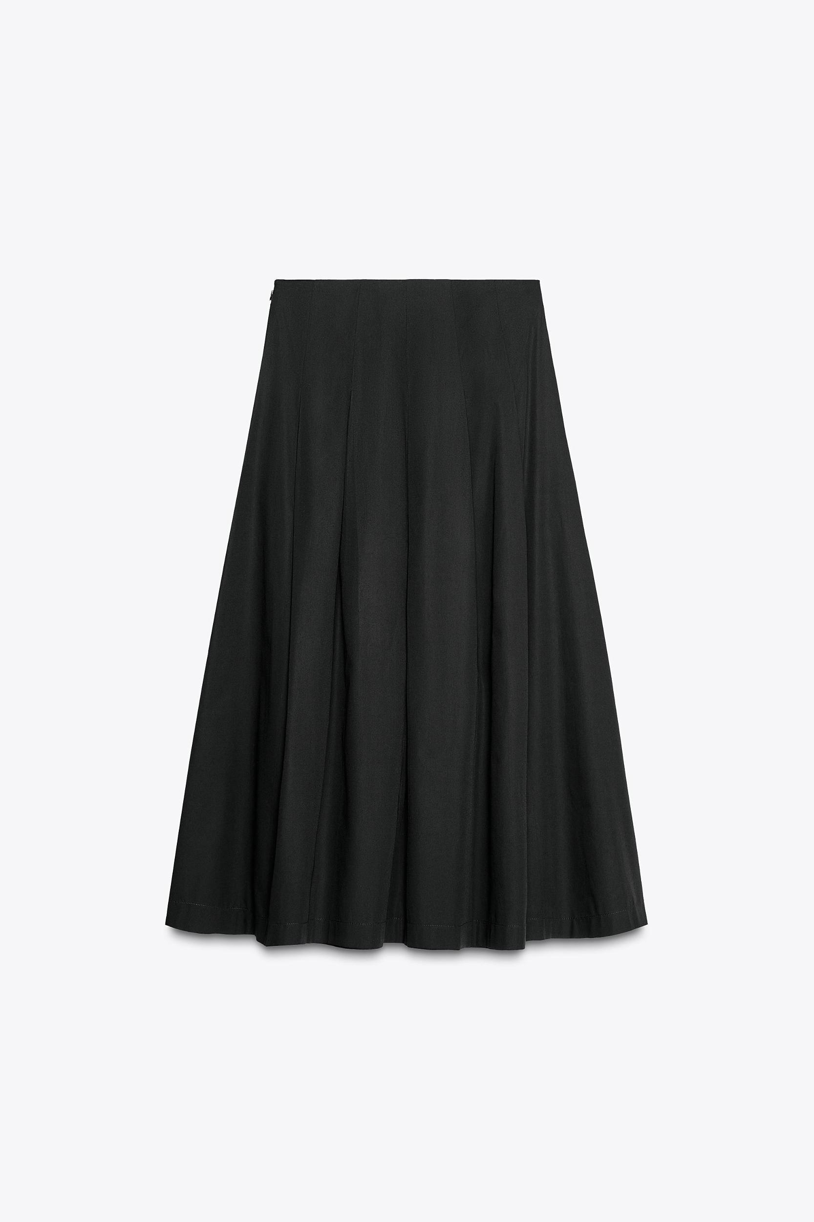 PLEATED MIDI SKIRT Product Image