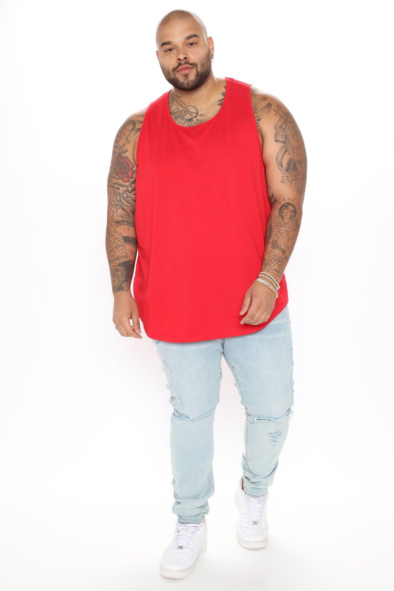 Essential Tank Top - Red Product Image