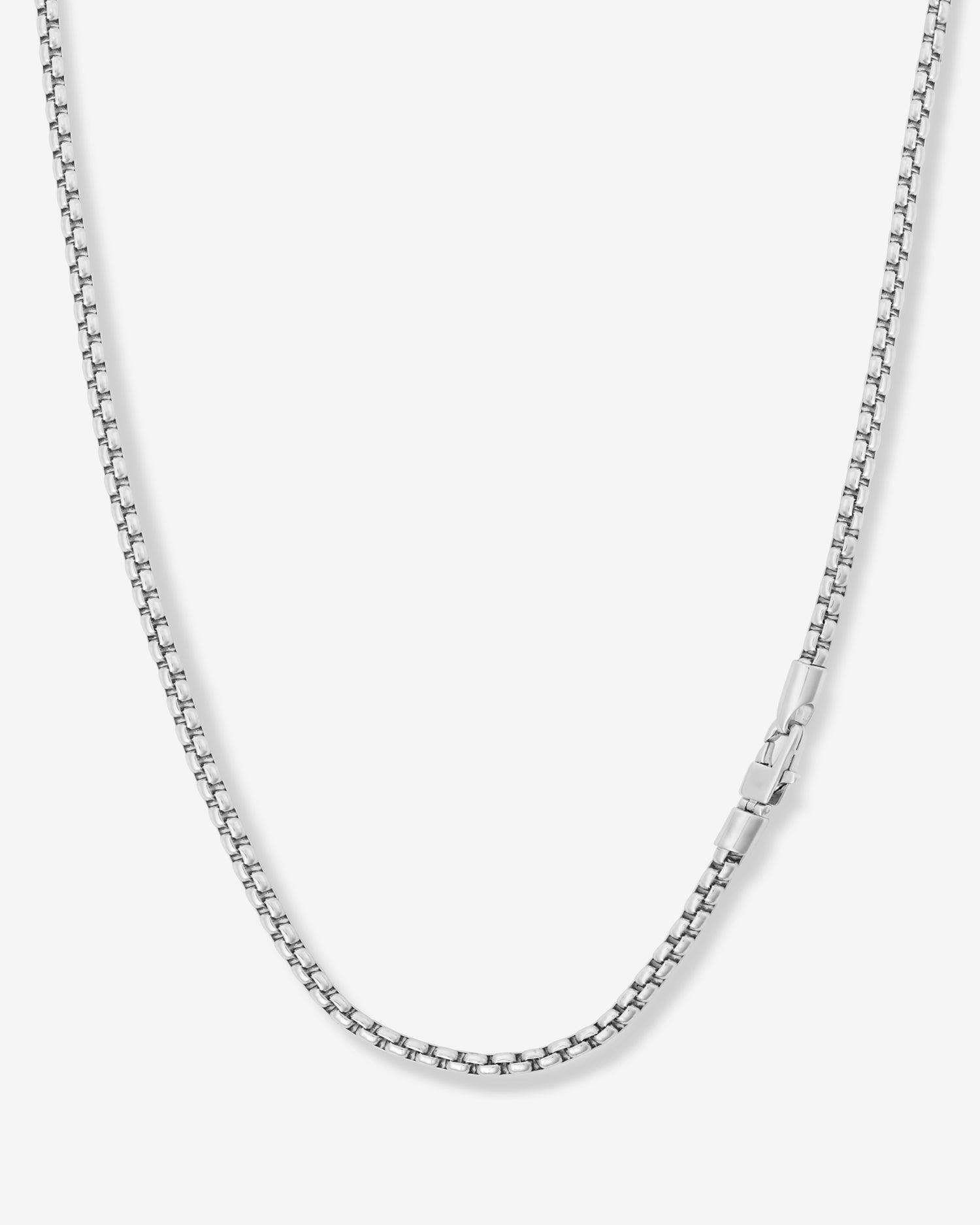 Logan Rolo Chain Necklace - Silver Product Image