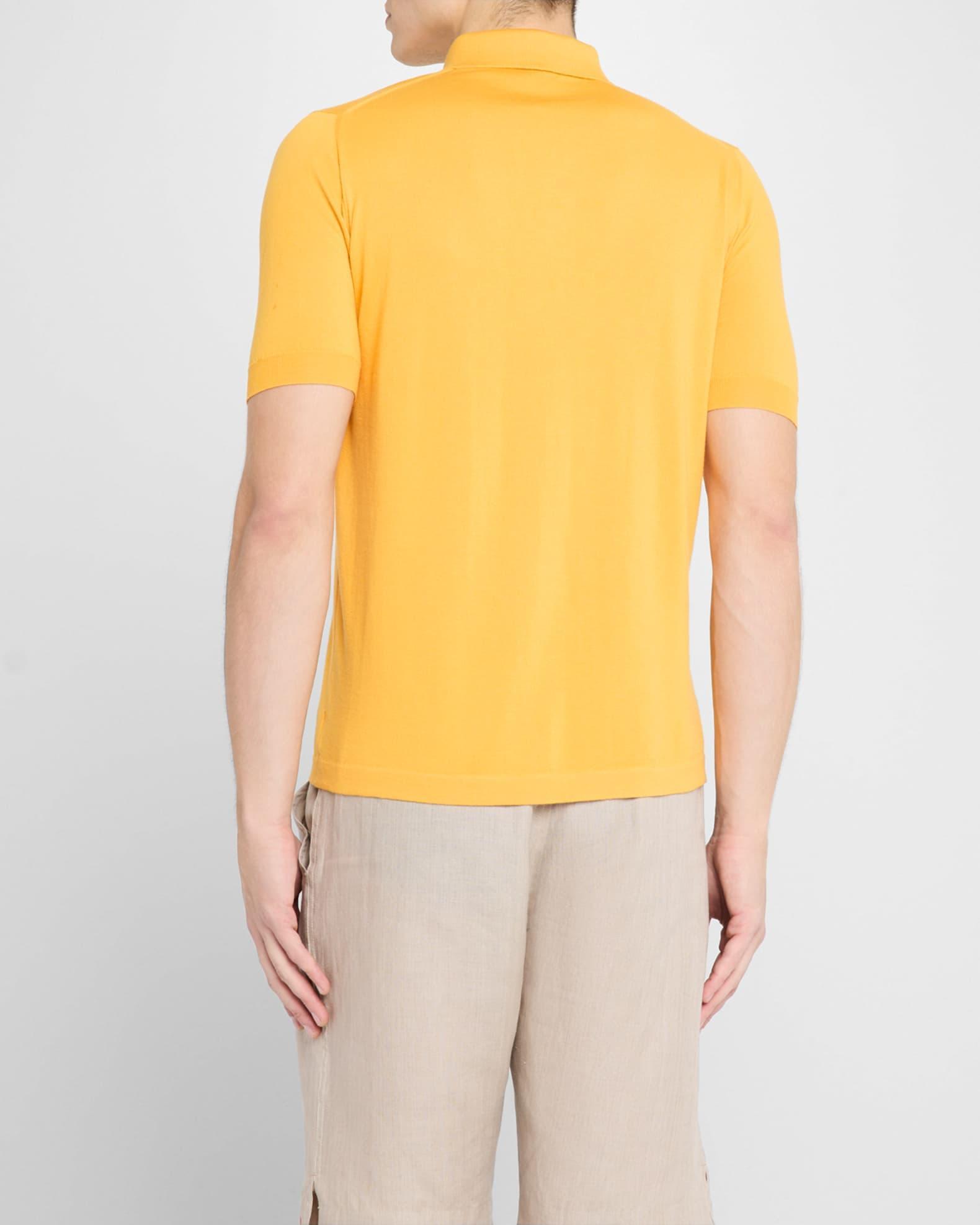 Men's Soft Cotton Polo Shirt Product Image