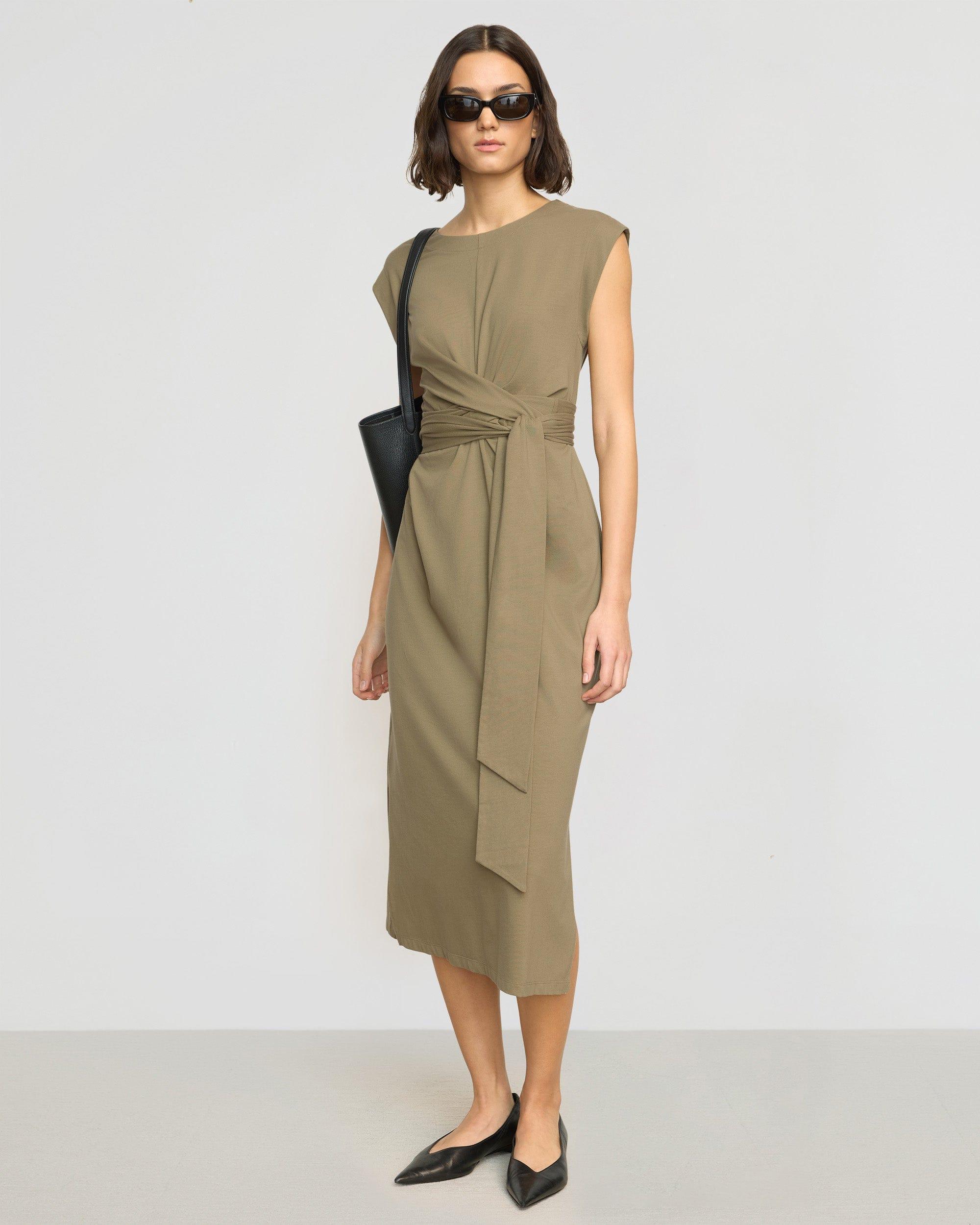 Fei Tie-Front Organic Cotton Dress Product Image