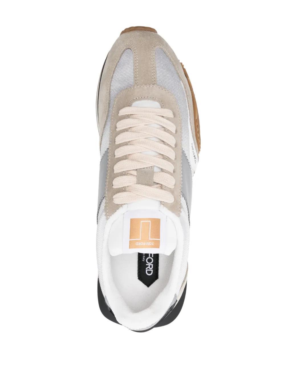 TOM FORD James Chunky Platform Sneakers In Grey Product Image