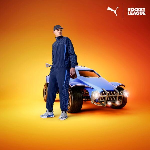 PUMA x ROCKET LEAGUE Mens Jacket in Dark Blue Product Image