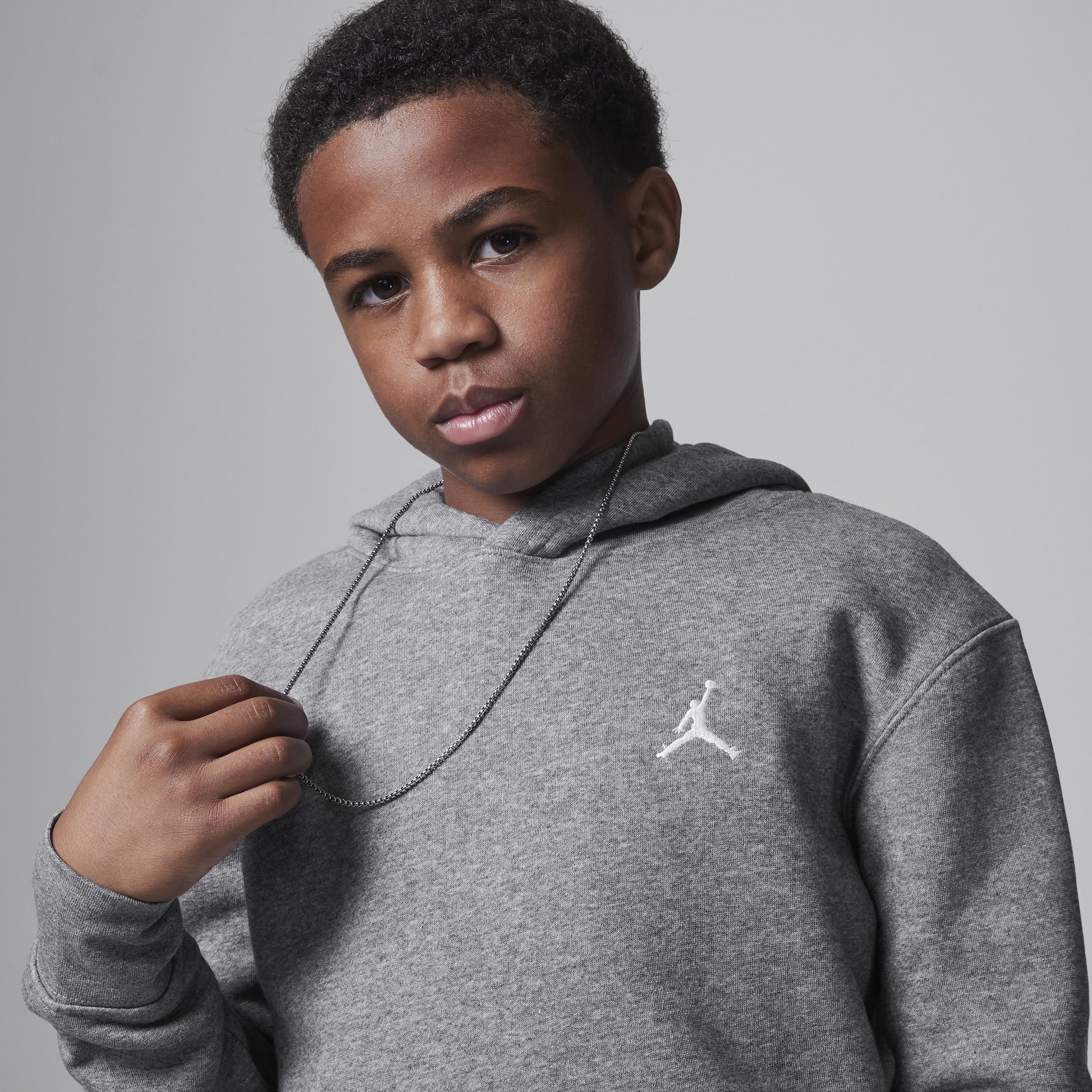 Jordan Big Kids Brooklyn Fleece Pullover Hoodie | 95D232-GEH Product Image