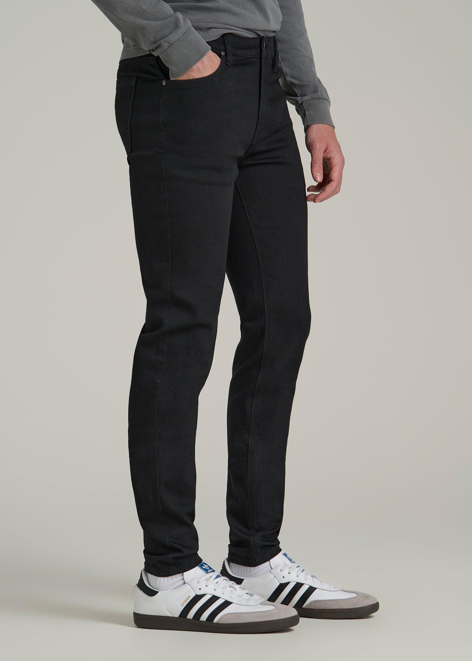 Travis SKINNY Jeans for Tall Men in Black Male Product Image
