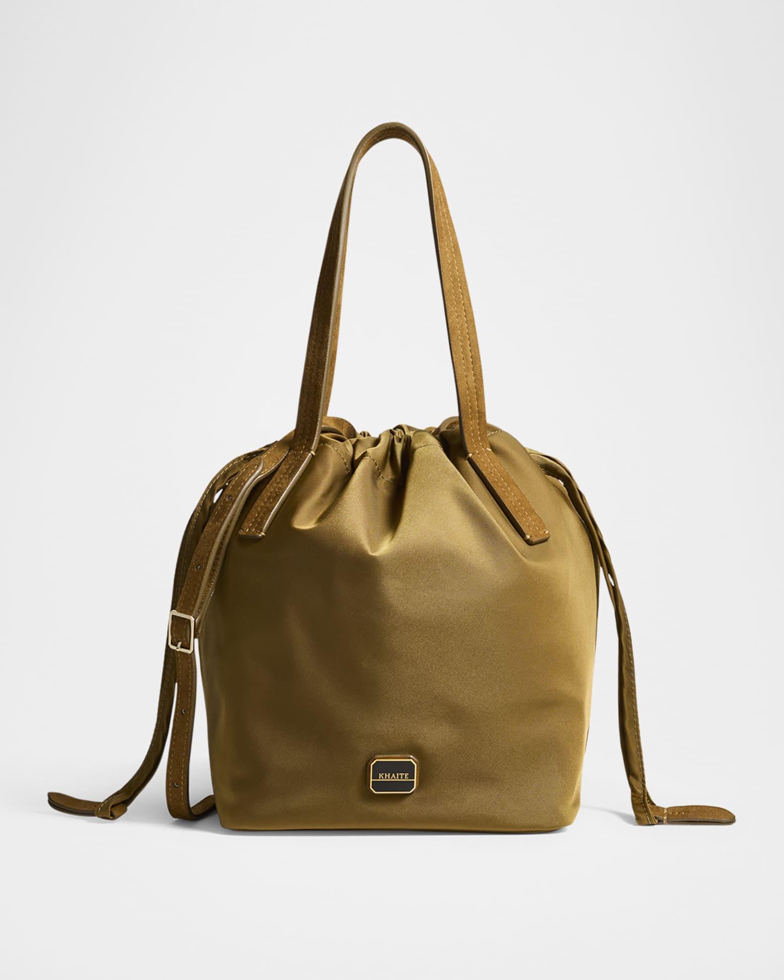 Rory Drawstring Nylon Bucket Bag Product Image