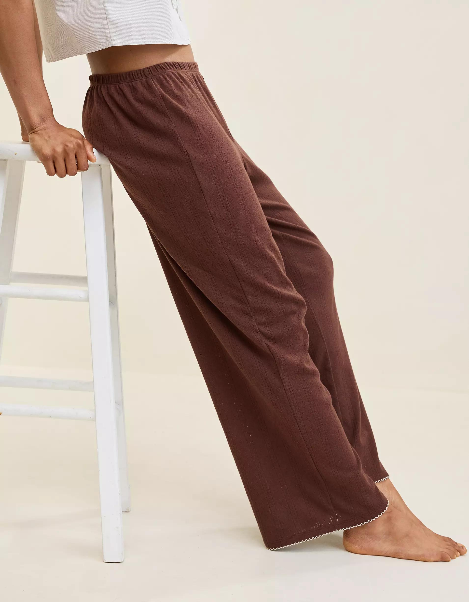 Aerie Off-Duty Pointelle Trouser PJ Product Image