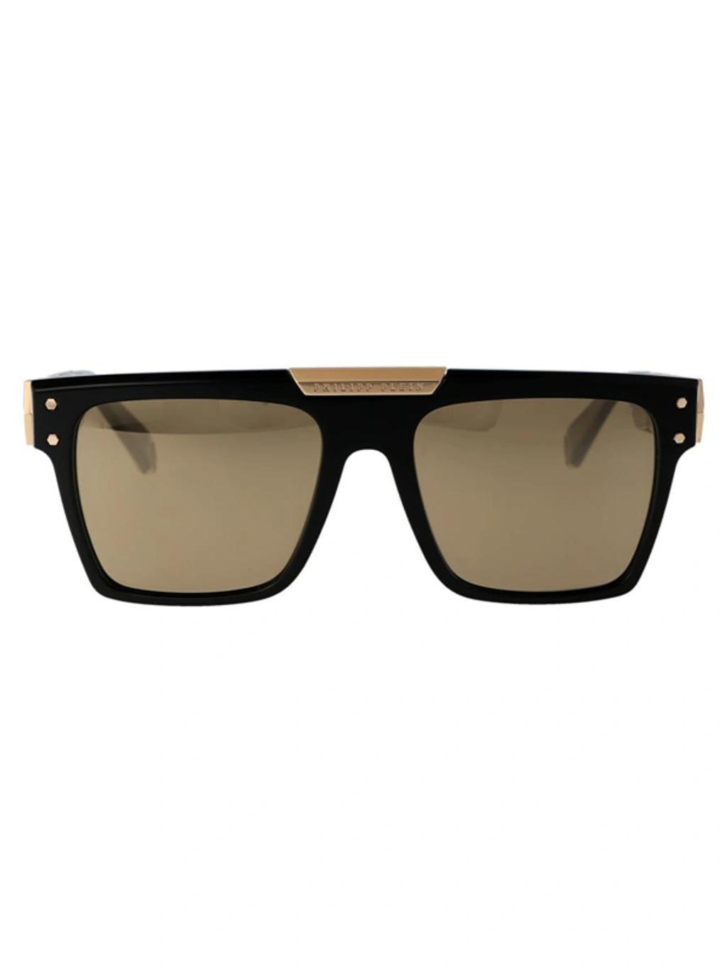 PHILIPP PLEIN Spp080 Sunglasses In 700g Black Product Image