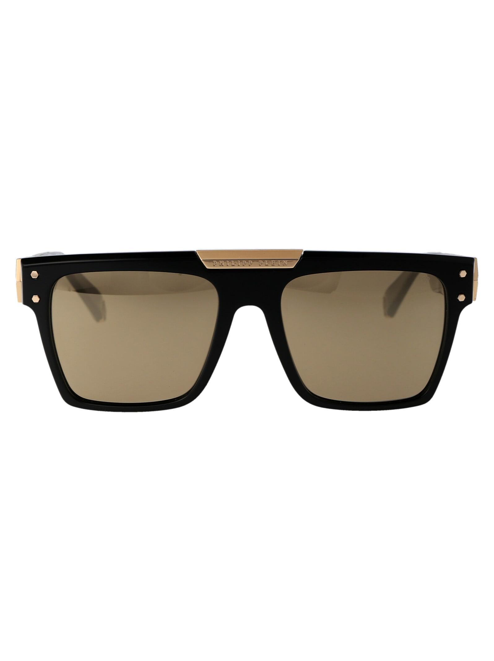 PHILIPP PLEIN Spp080 Sunglasses In 700g Black Product Image