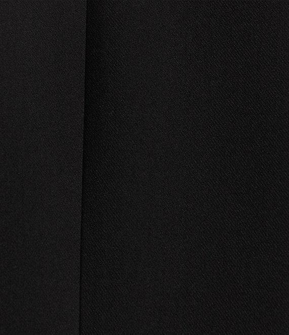 KARL LAGERFELD PARIS Stretch Contrast Trim Long Sleeve Jacket Product Image