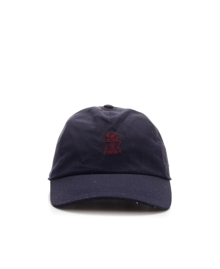 BRUNELLO CUCINELLI Logo-embroidered Cap In Black Product Image