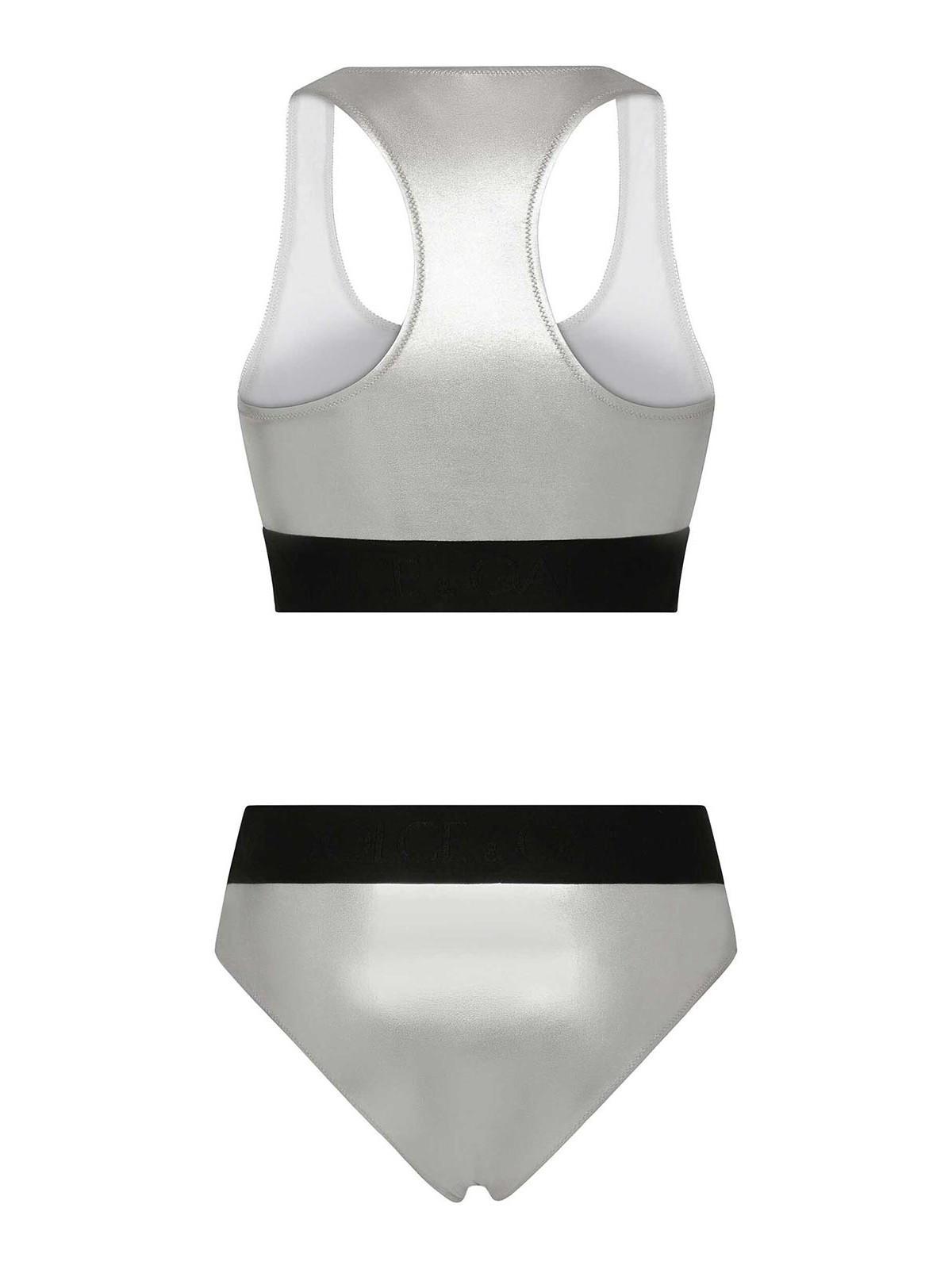 DOLCE & GABBANA Bikini In Silver Product Image