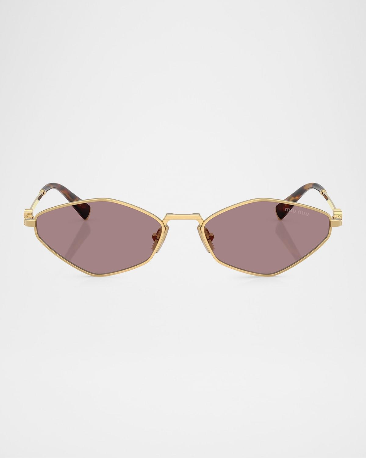 geometric-frame sunglasses Product Image