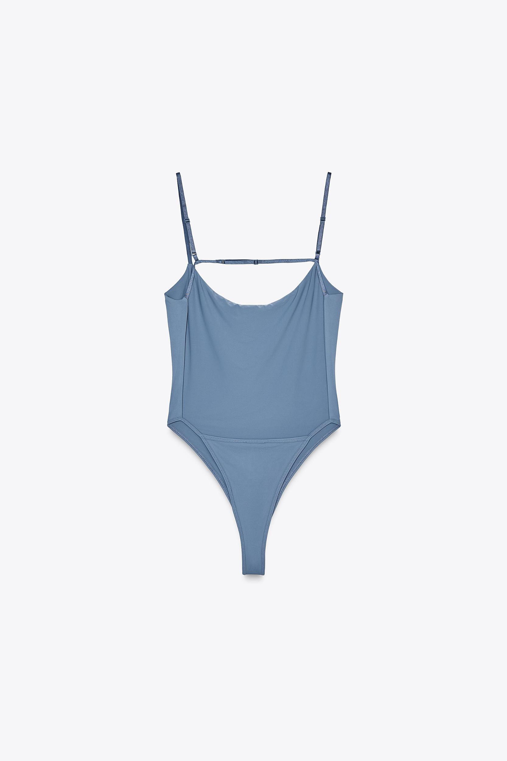 OPEN BACK POLYAMIDE BODYSUIT Product Image