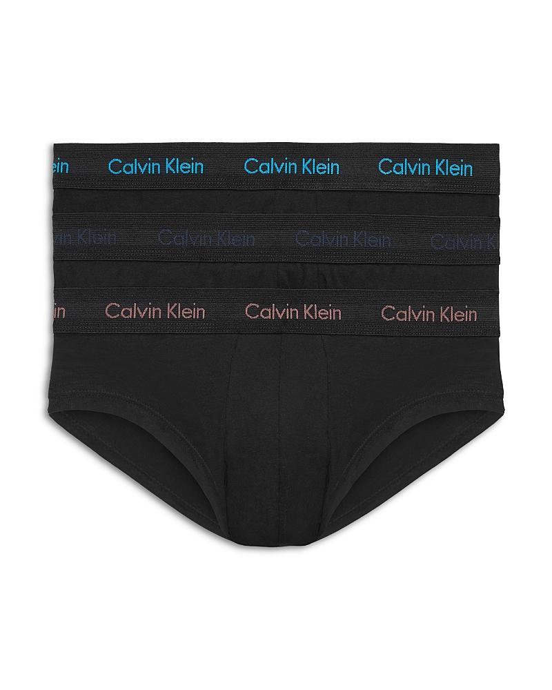 Calvin Klein Cotton Stretch Moisture Wicking Hip Briefs, Pack of 3 Product Image