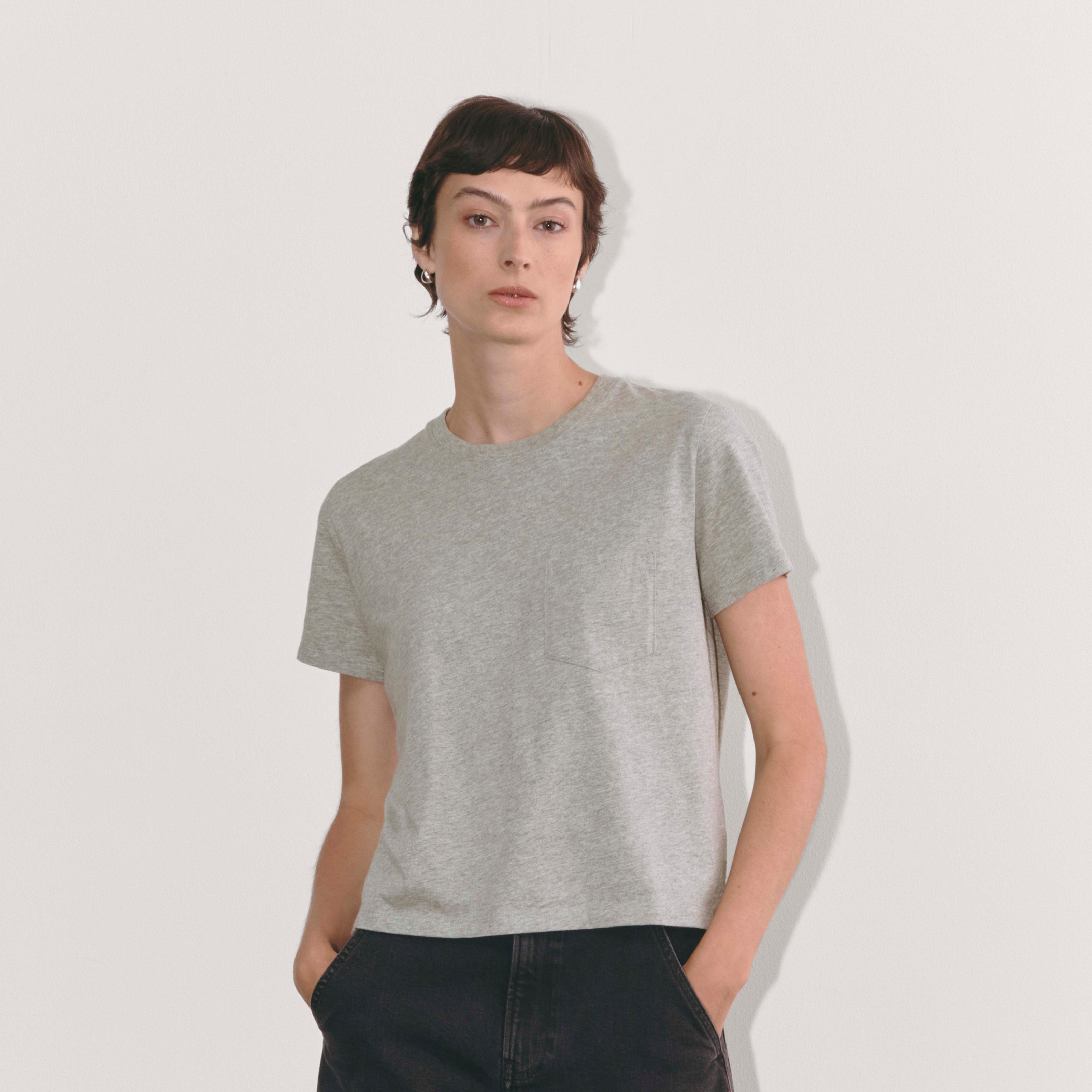 The Box-Cut Tee in Essential Cotton Product Image