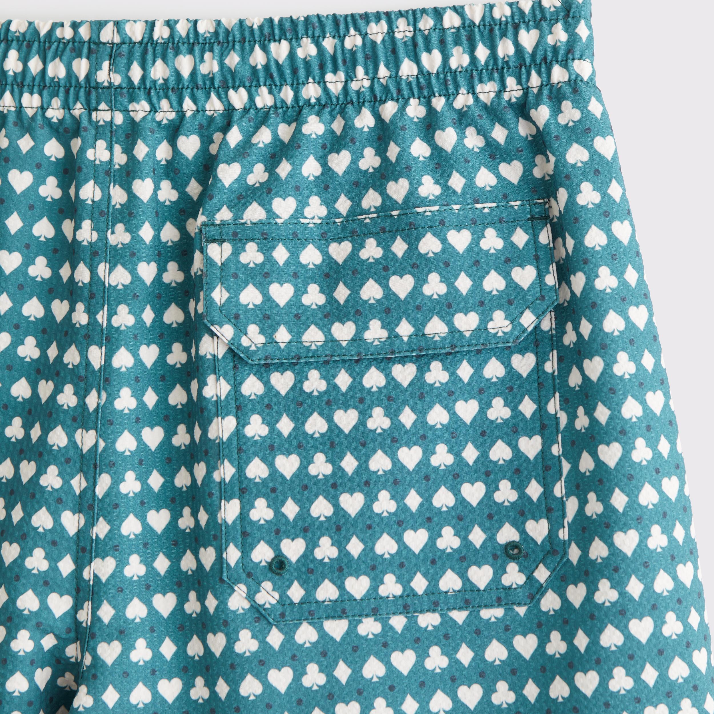 Pull-On Micro-Seersucker Swim Trunk Product Image