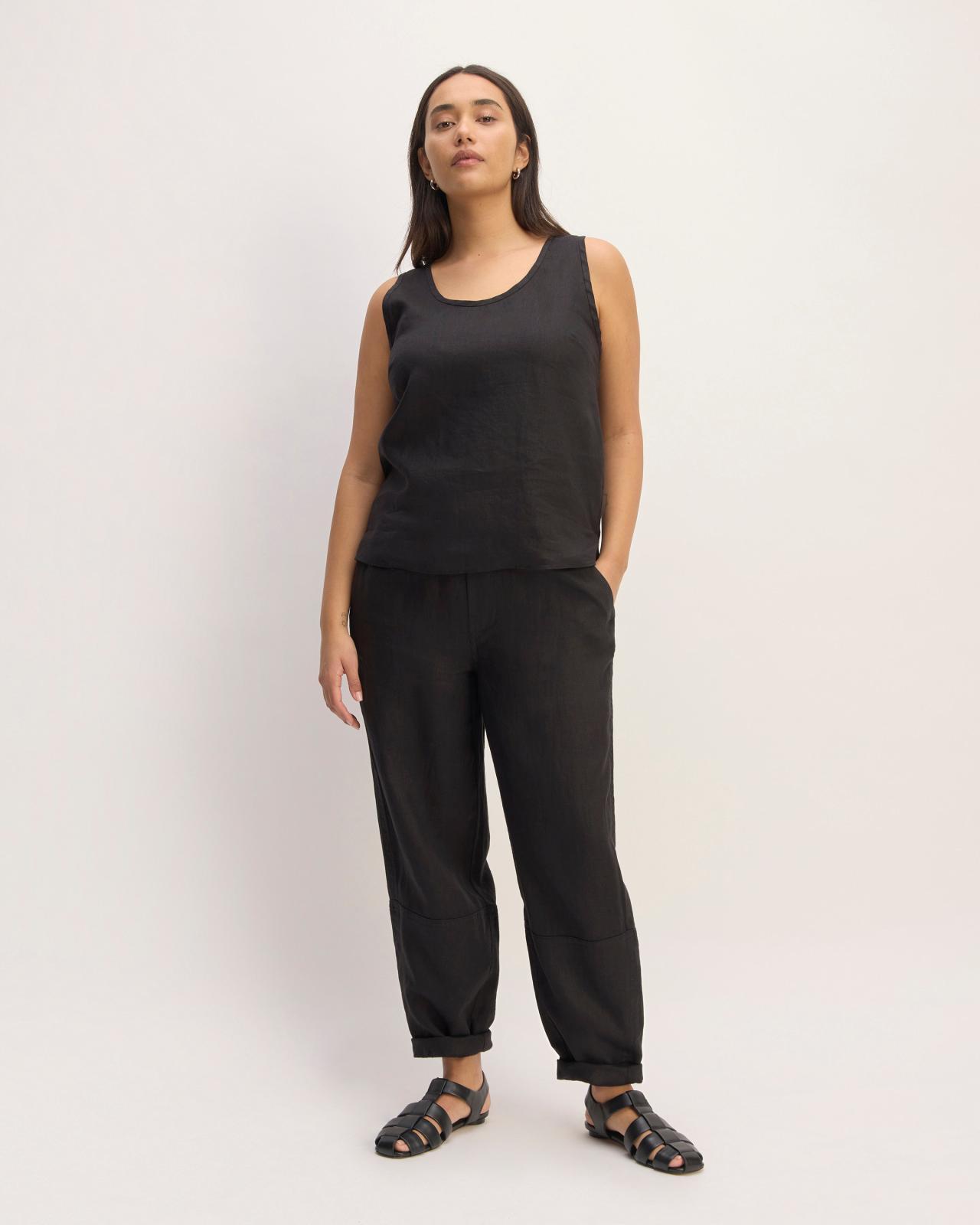 Womens Scoop Tank in Linen by Everlane Product Image
