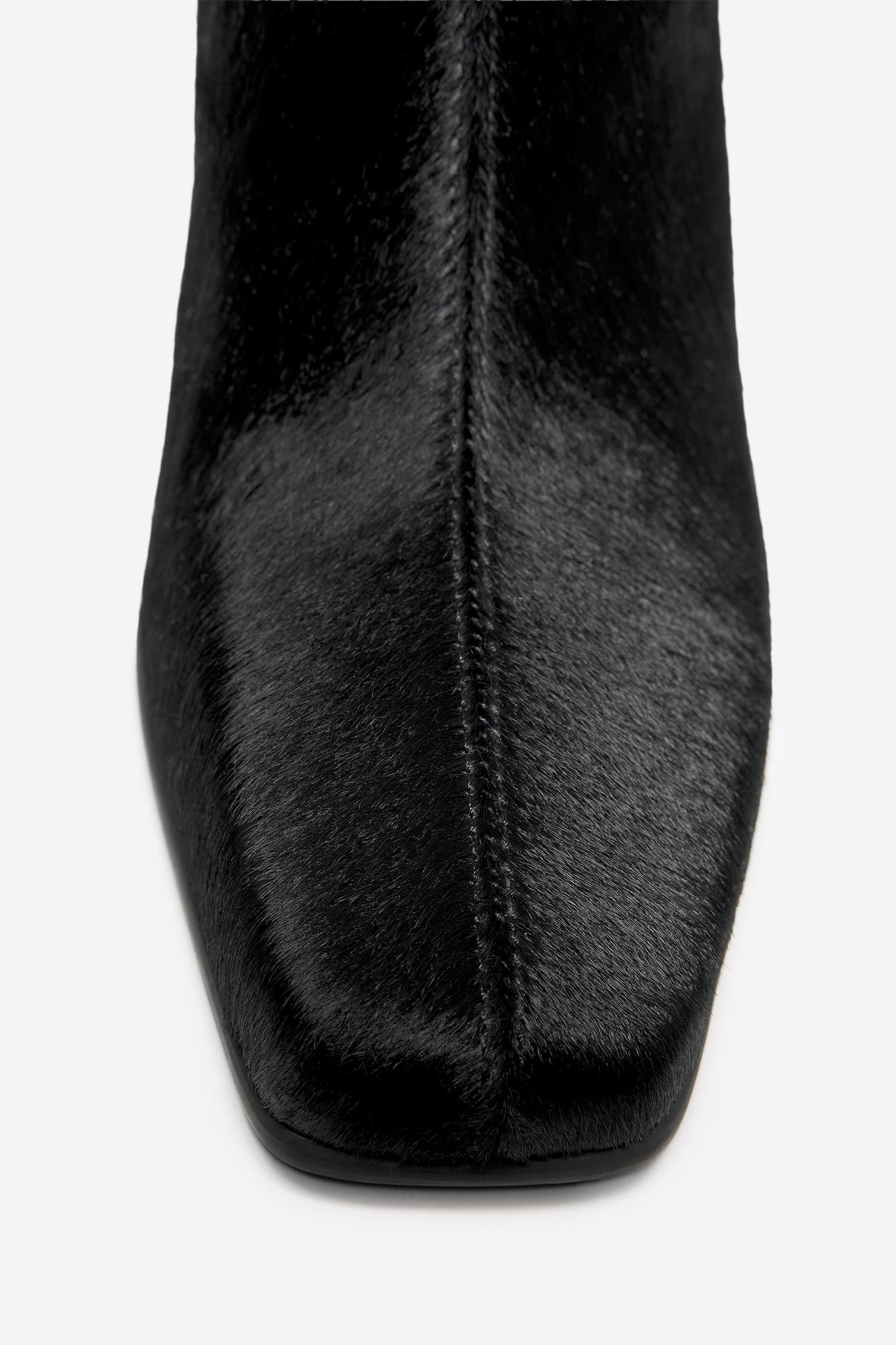 HAIR EFFECT LEATHER HEELED BOOTS LUDOVIC DE SAINT SERNIN x ZARA Product Image