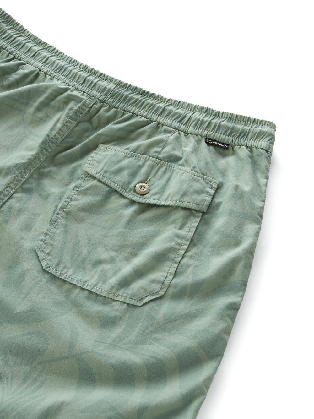 tropical-print drawstring shorts Product Image