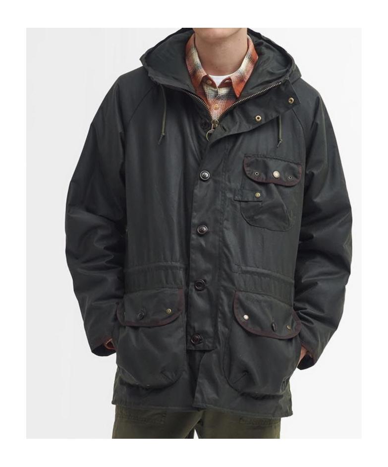 BARBOUR Coated Parka In Black Product Image