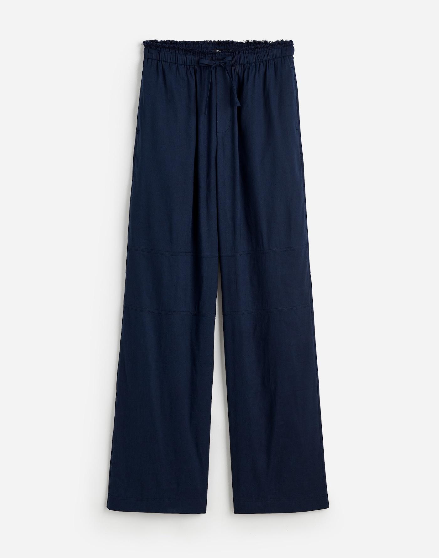 Raw-Edge Drawstring Pant Product Image