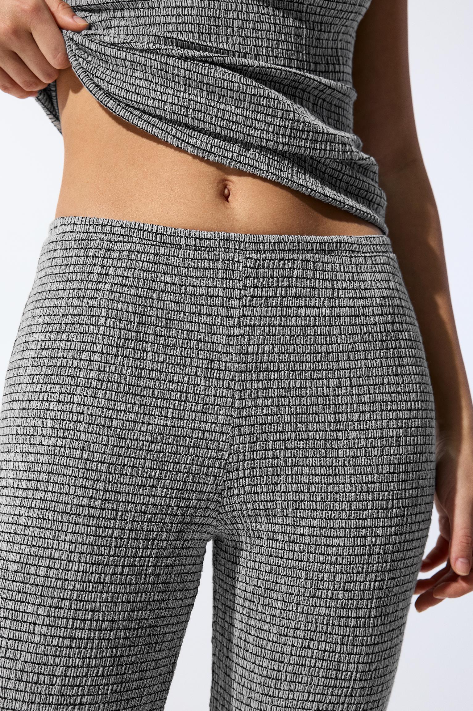 Textured straight-leg pants Product Image