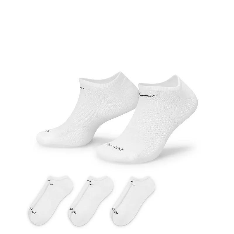 Womens Nike Everyday Plus 3-Pair Cushion Training No-Show Socks Product Image
