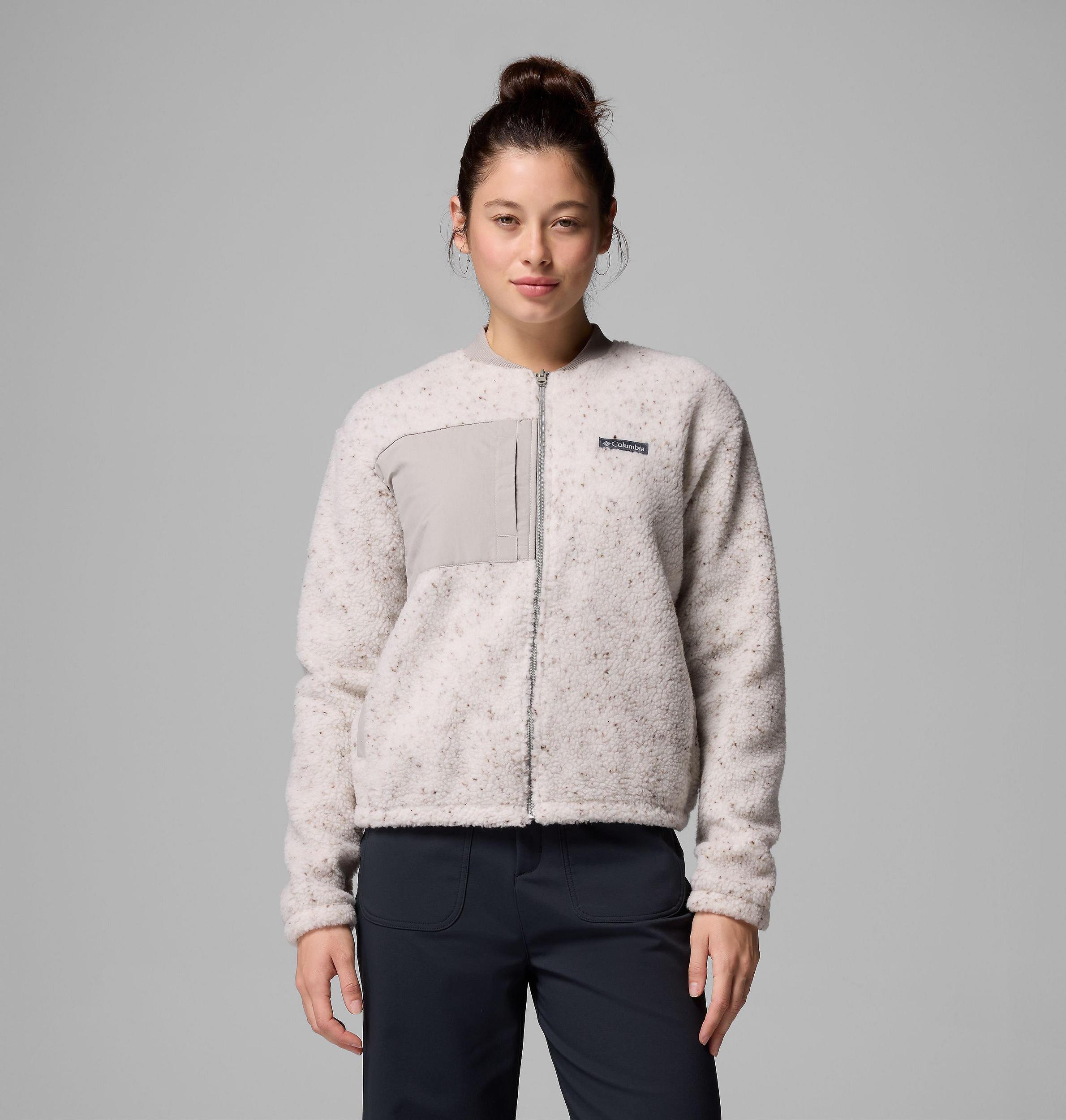 Columbia Womens Stellar Path Fleece Bomber Full Zip Jacket- Product Image