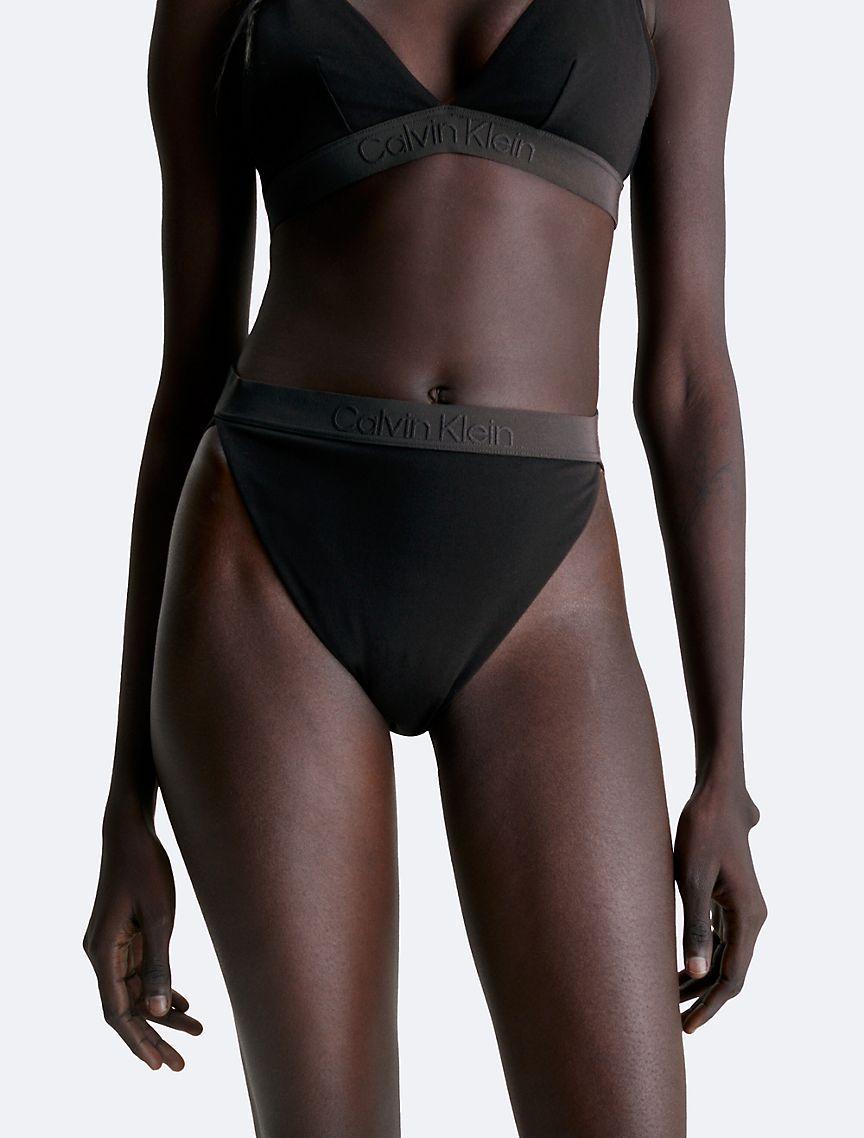 Core Tonal High Waist Bikini Bottom Product Image